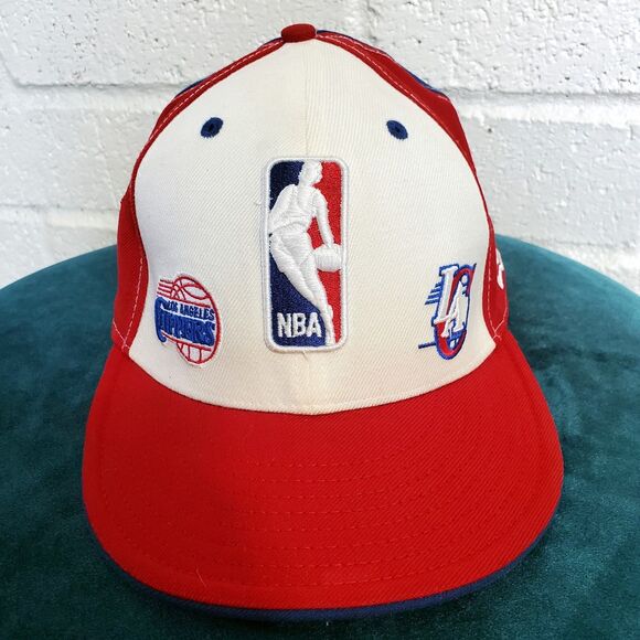 New Era Other - LA Clippers Hat Cap NBA Logo New Era 59fifty Red Blue White Fitted Size 7-1/2